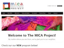 Tablet Screenshot of mica-project.org